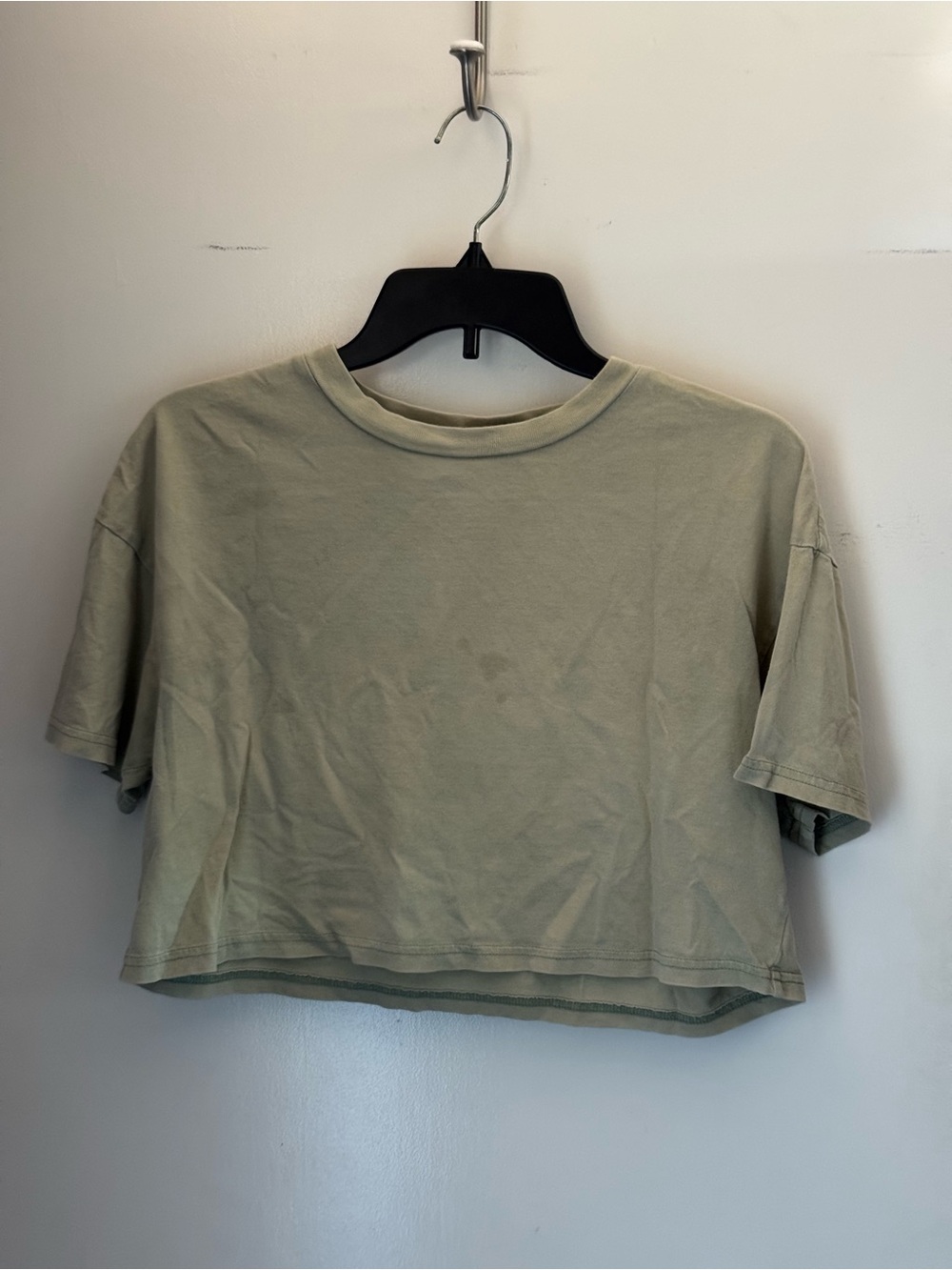 wild fable Cropped Tee in Sage Green